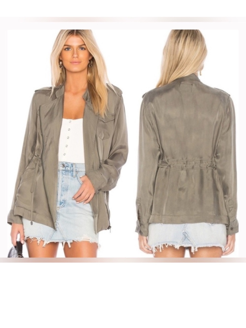 Rails- Miles Jacket in Sage (S)